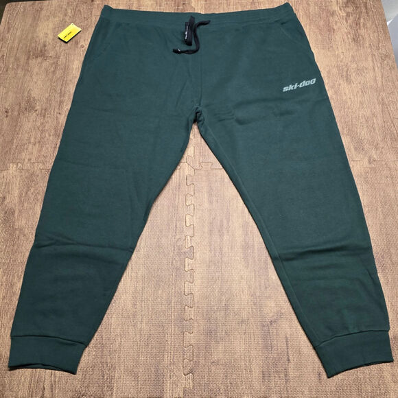 Ski-doo Men's Signature Sweatpants Size 3XL Green Dark 80% Cotton 20% Polyester - Picture 3 of 15